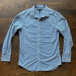 Mens Plaid Fitted Shirt